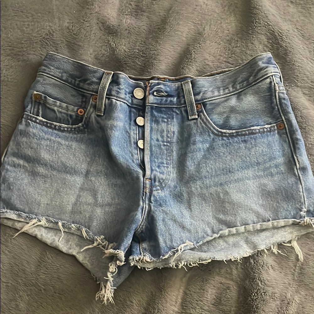 Women's Blue Denim Shorts
